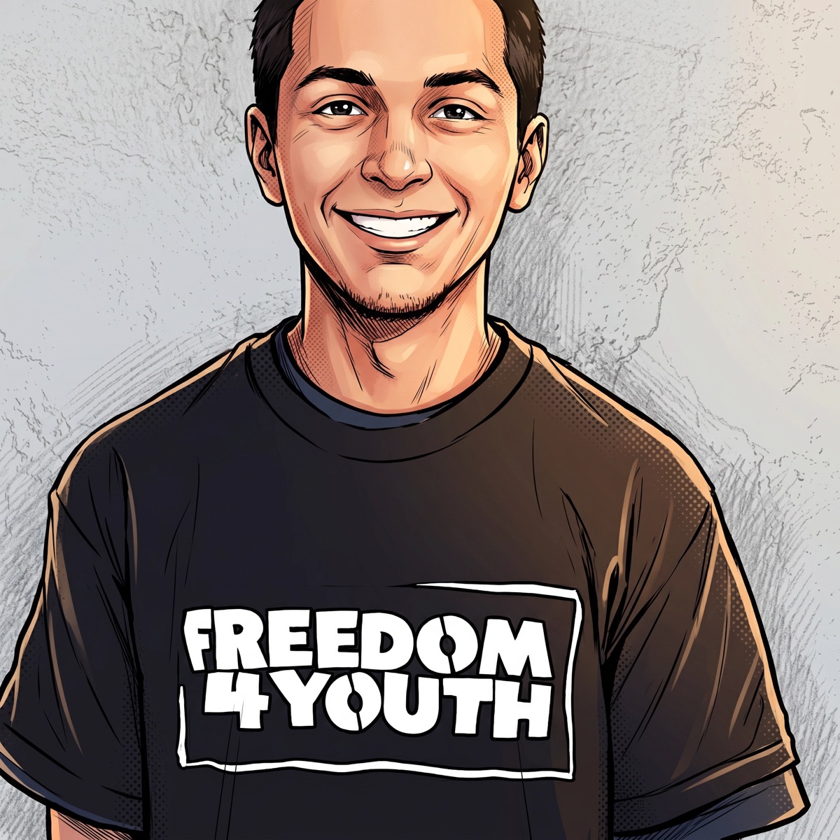 Illustration: a Freedom 4 Youth legal advocate